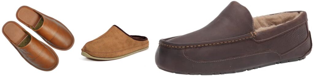 Leather Slippers Men combined image