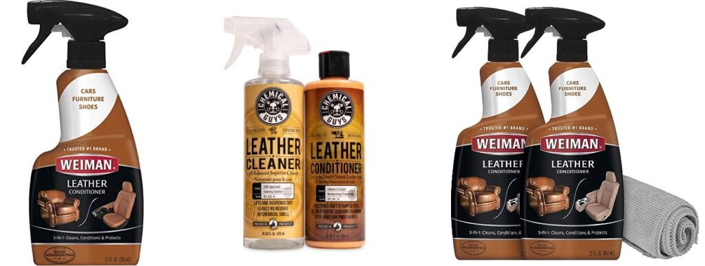 Leather Upholstery Cleaner combined image