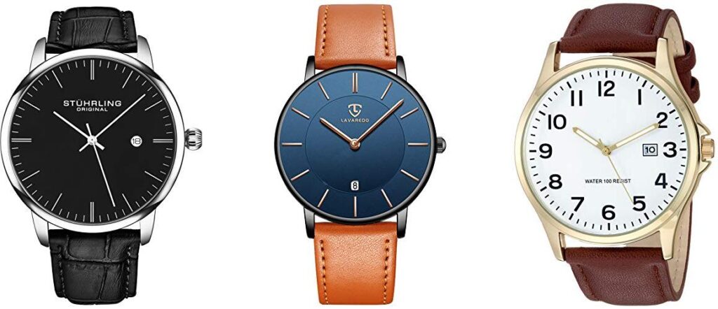 Leather Watches For Men combined image