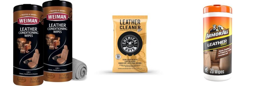 Leather Wipes For Car combined image