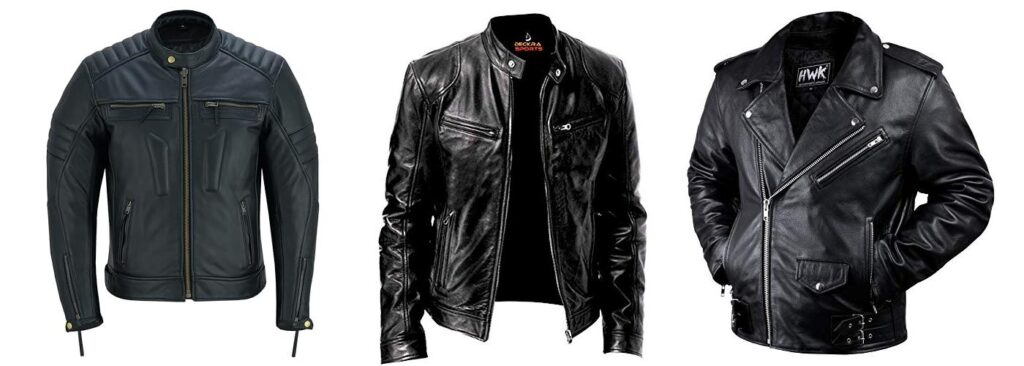 Motorbike Leather Jacket combined image
