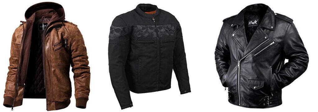 Motorcycle Leather Jackets combined image