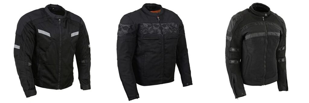 Non Leather Motorcycle Jacket combined image