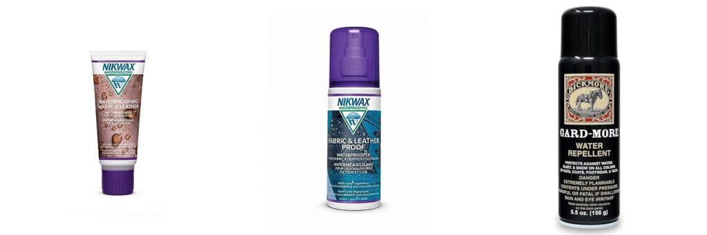 Product For Waterproofing Leather Boots combined image