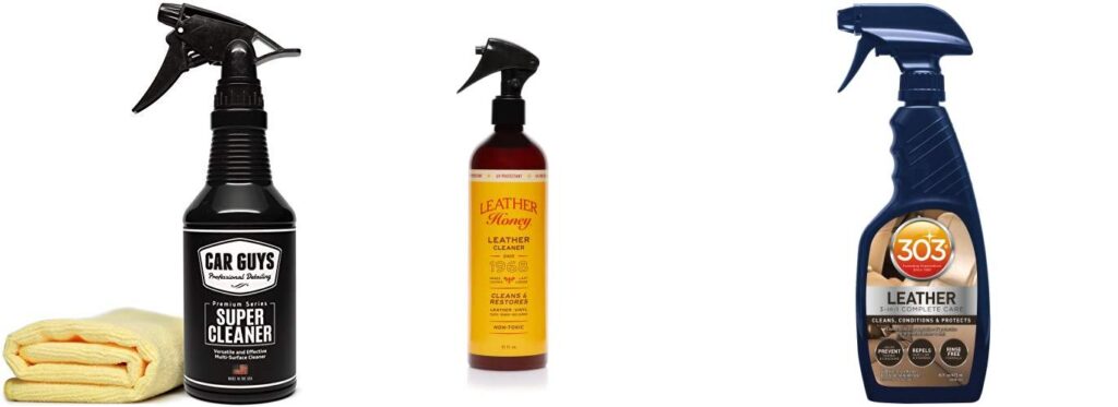 Product To Clean Leather Seats In Cars combined image