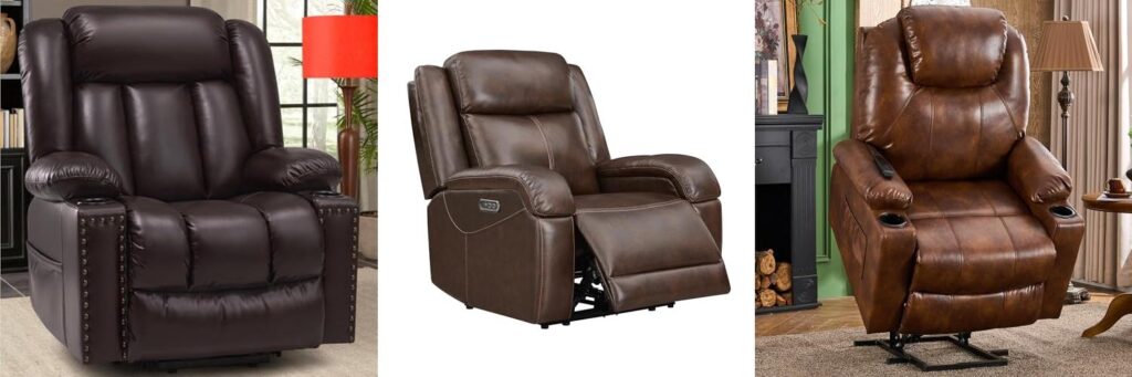 Quality Leather Recliners combined image