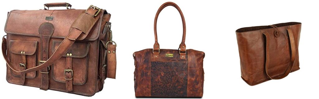 Vintage Leather Bags combined image