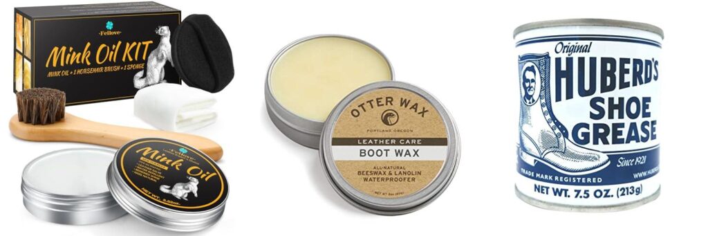 Waterproofer For Leather Boots combined image