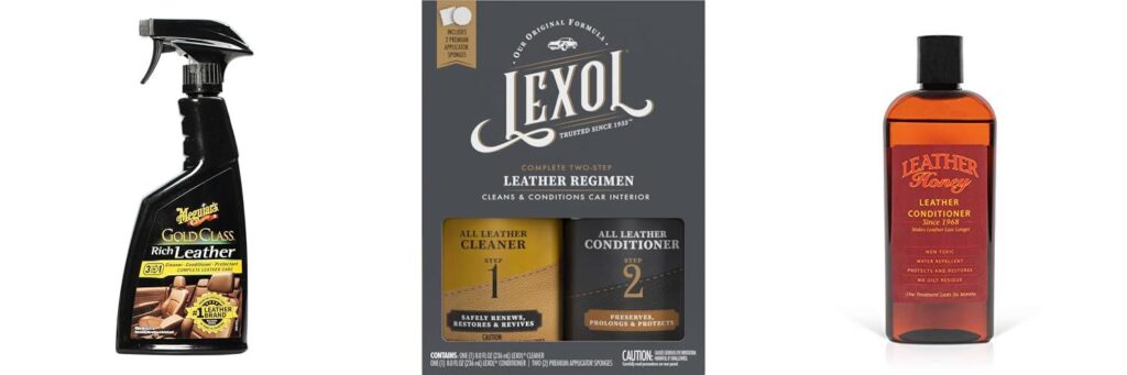 automotive leather cleaner conditioner combined image