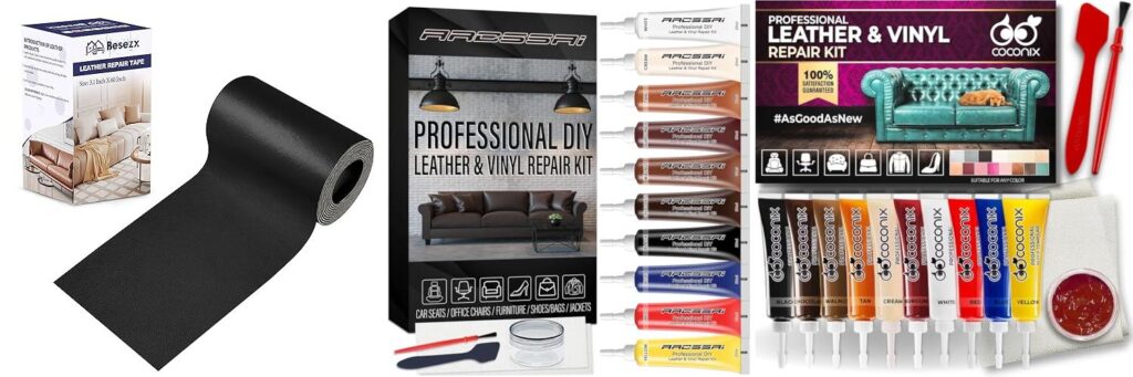car leather repair kit combined image