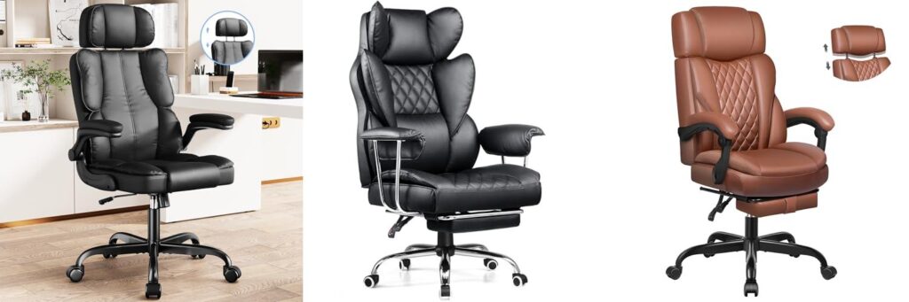 executive leather office chair combined image