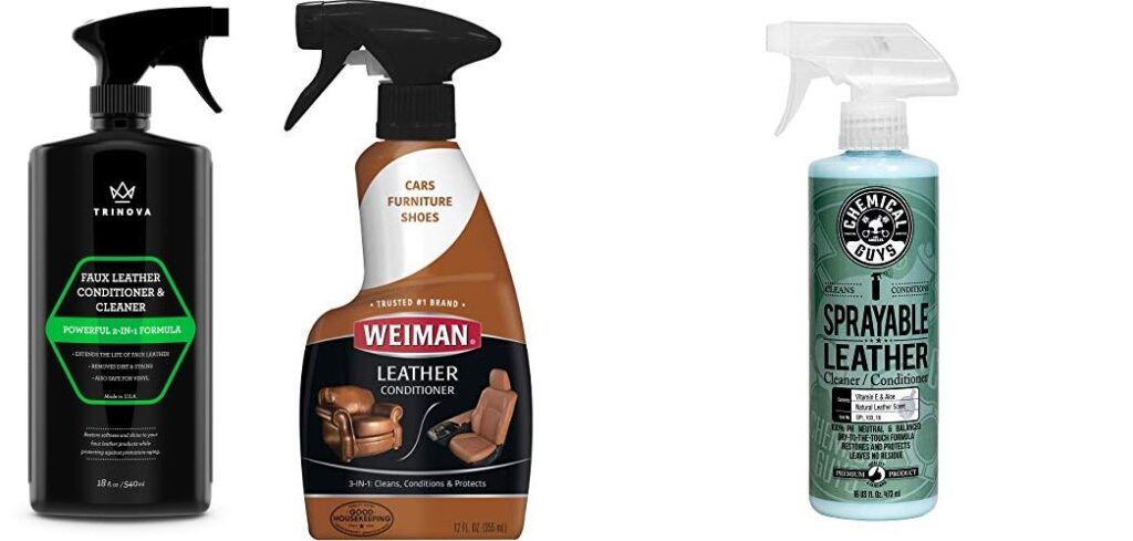 faux leather cleaner and conditioner combined image