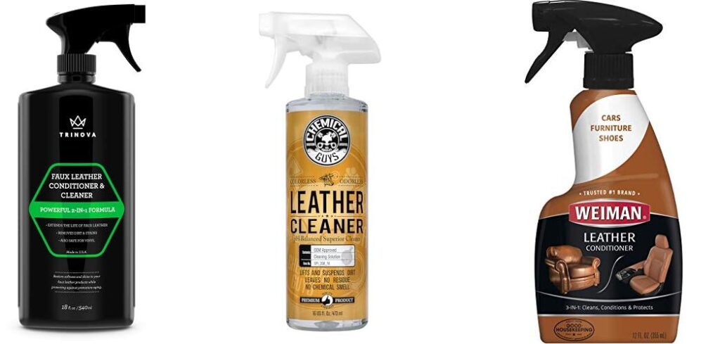 faux leather cleaner combined image