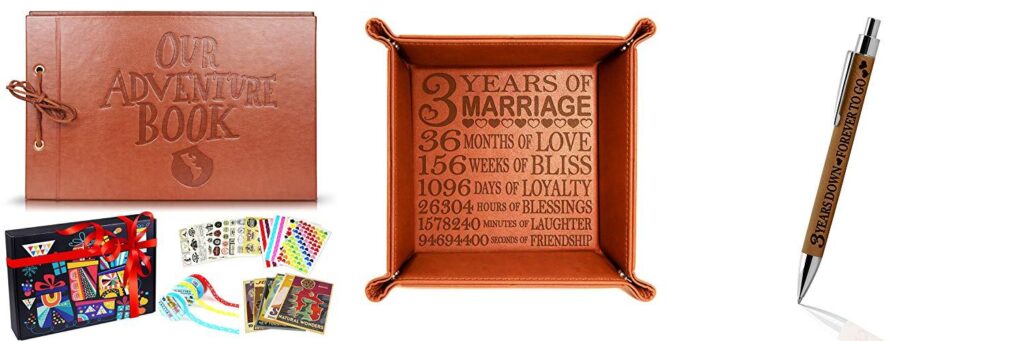 leather anniversary gifts combined image