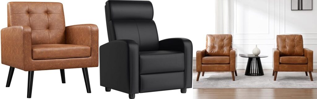 leather armchair combined image