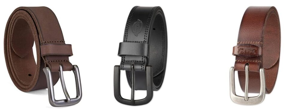 leather belt men combined image