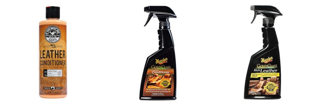 leather conditioner for auto seats combined image