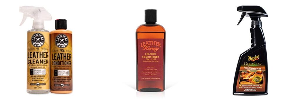 leather conditioner for car combined image