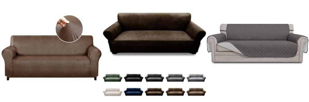 leather couch covers combined image