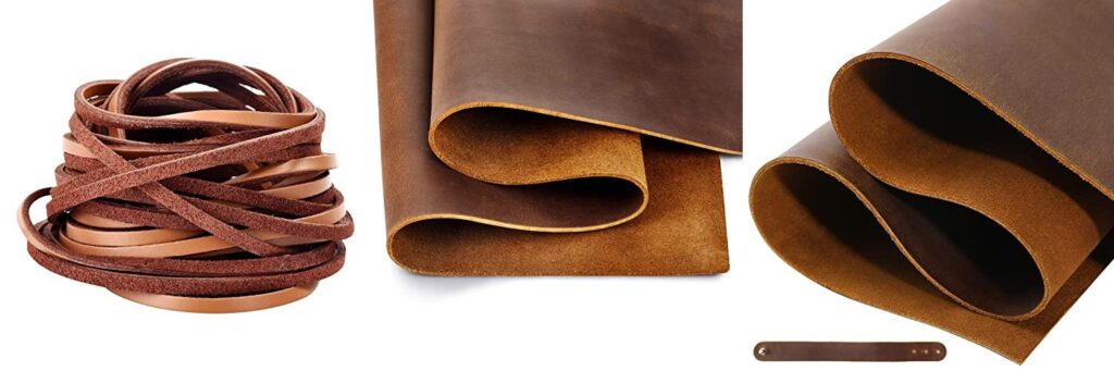 leather for shoes combined image