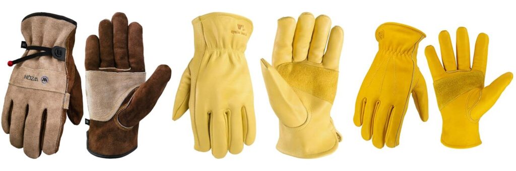 leather ranch gloves combined image