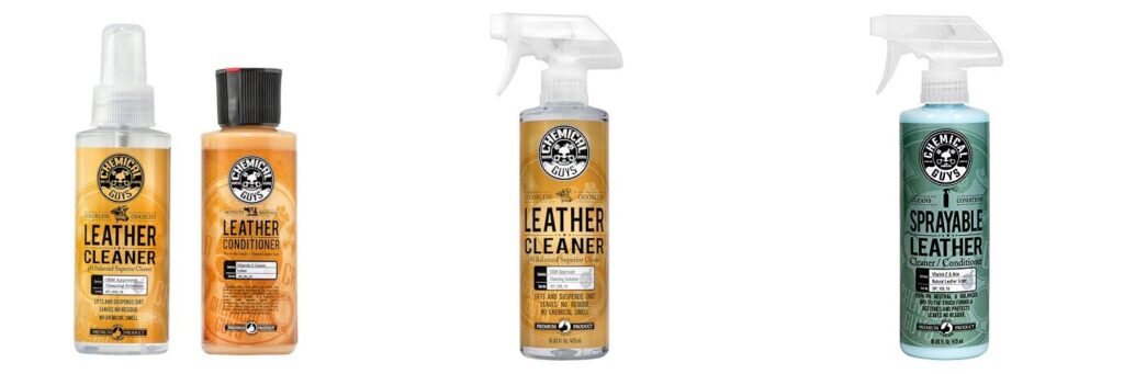 leather steering wheel cleaner combined image