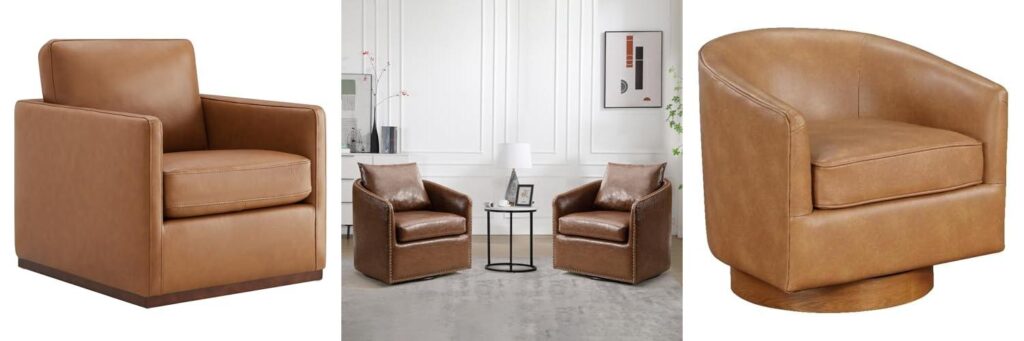 leather swivel chairs combined image