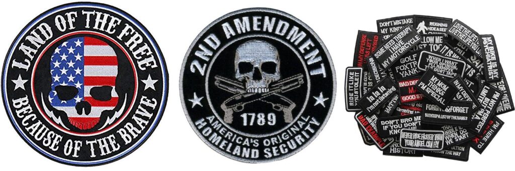 leather vest for patches combined image