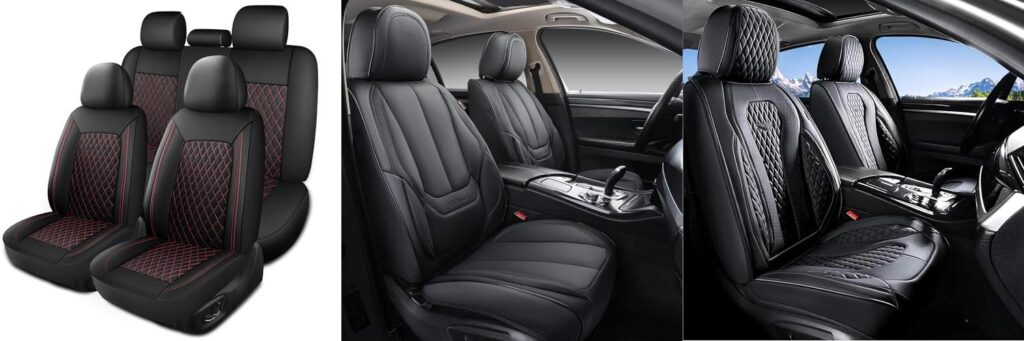 leatherette seat covers combined image