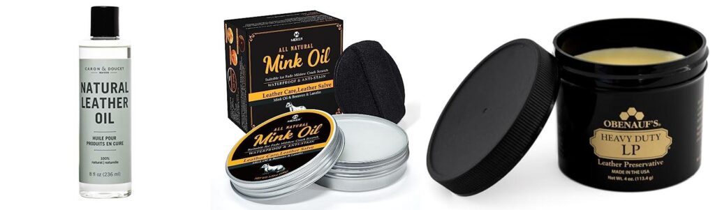 natural oil for leather combined image