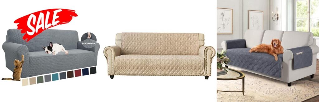 non slip cover for leather sofa combined image