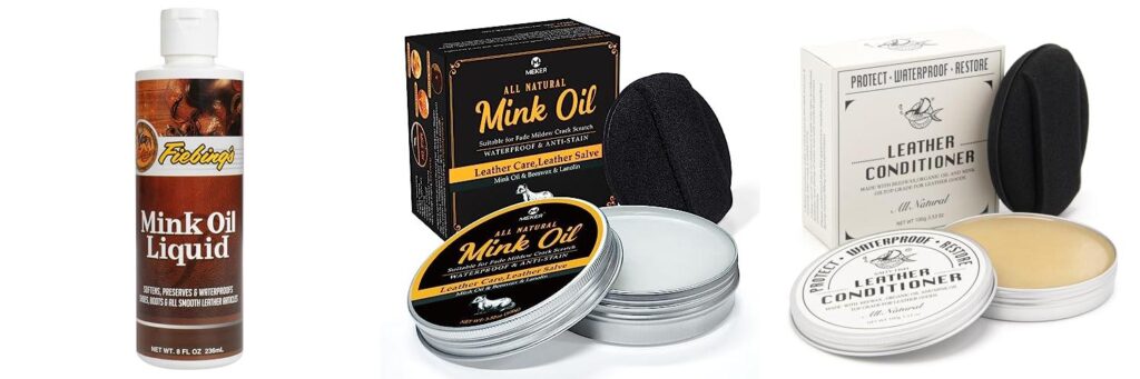 oil for softening leather combined image