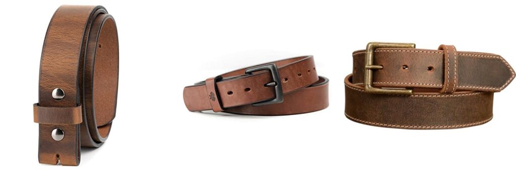 usa made leather belt combined image
