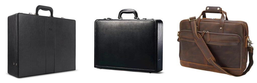 Leather Attache Case combined image