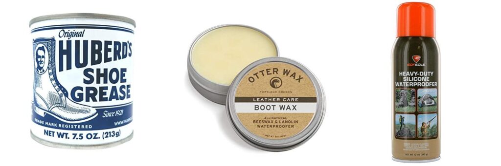 Leather Boot Waterproofer combined image