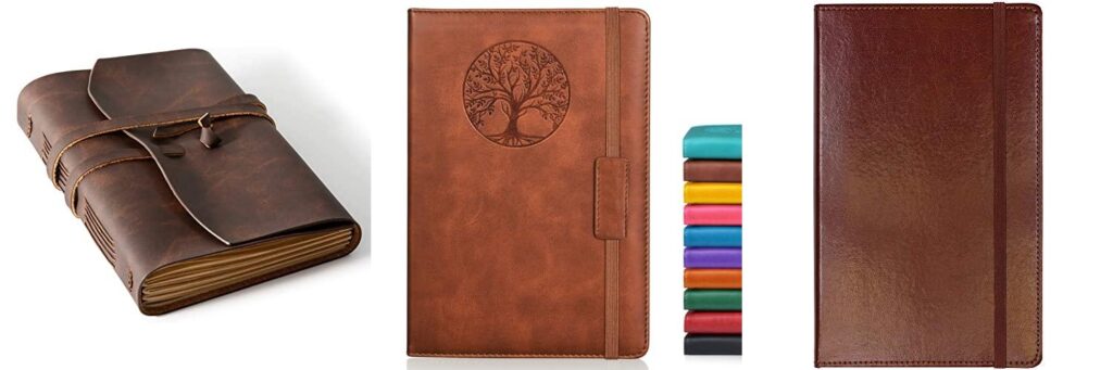 Leather Bound Journal combined image