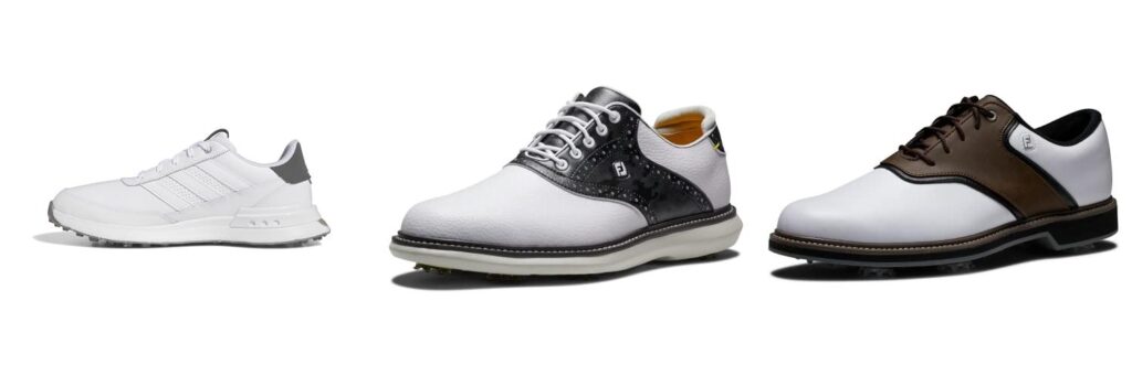 Leather Golf Shoes combined image