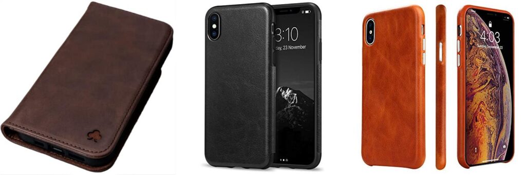 Leather Iphone X Case combined image