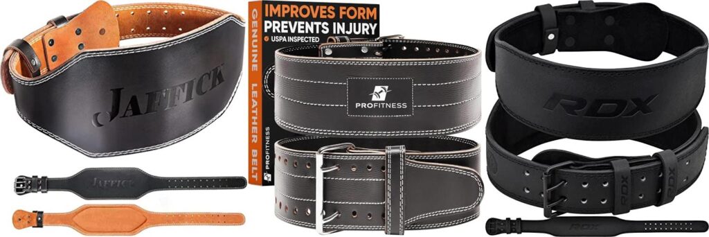 Leather Lifting Belt combined image