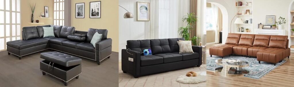 Leather Sofas combined image