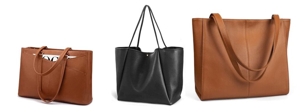 Leather Tote Bags For Women combined image