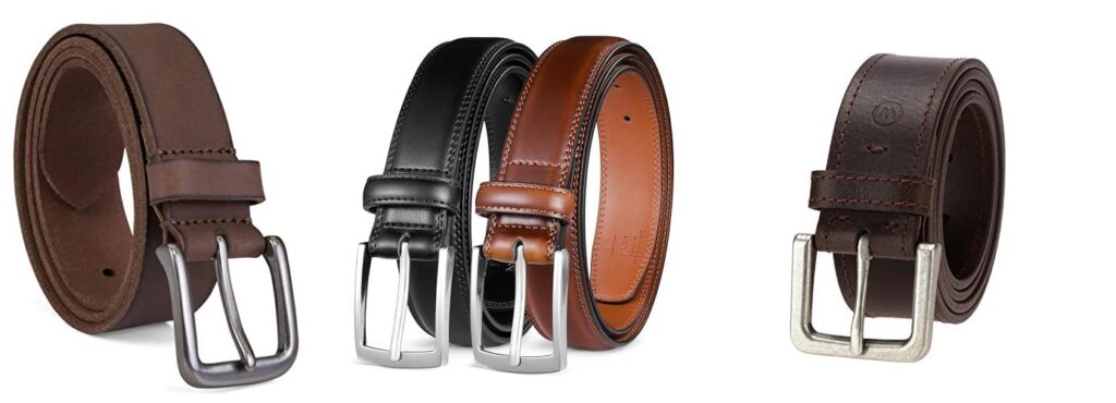 Mens Leather Belts combined image