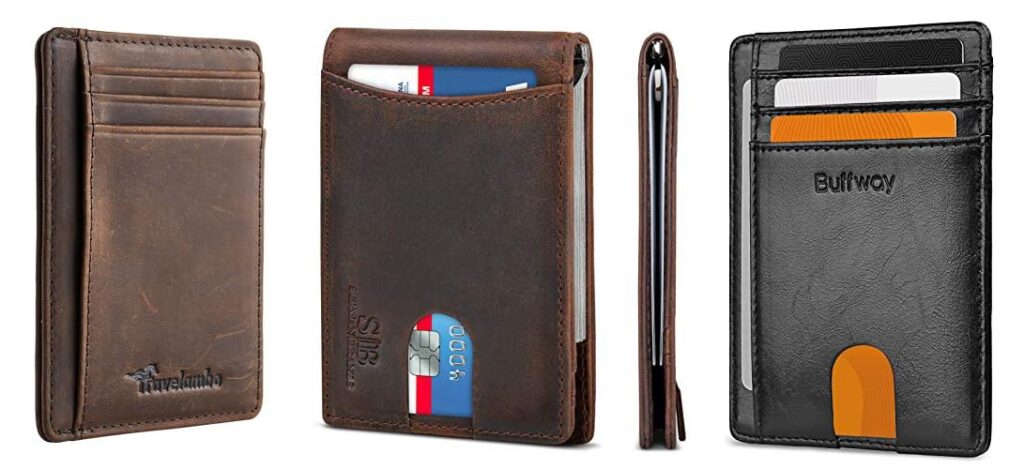 Minimal Leather Wallet combined image