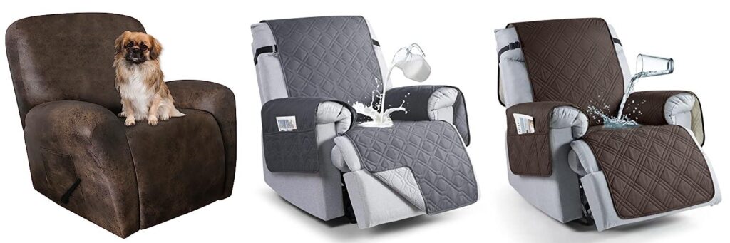 Recliner Covers For Leather combined image