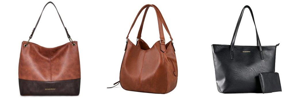 Affordable Leather Handbags combined image