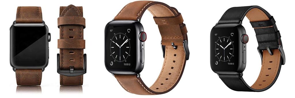 Apple Watch Leather Straps combined image