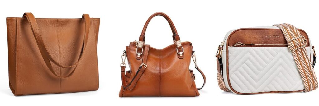 Leather Bags For Women combined image