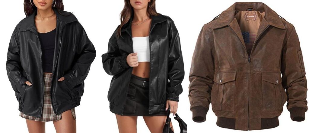 Leather Bomber combined image
