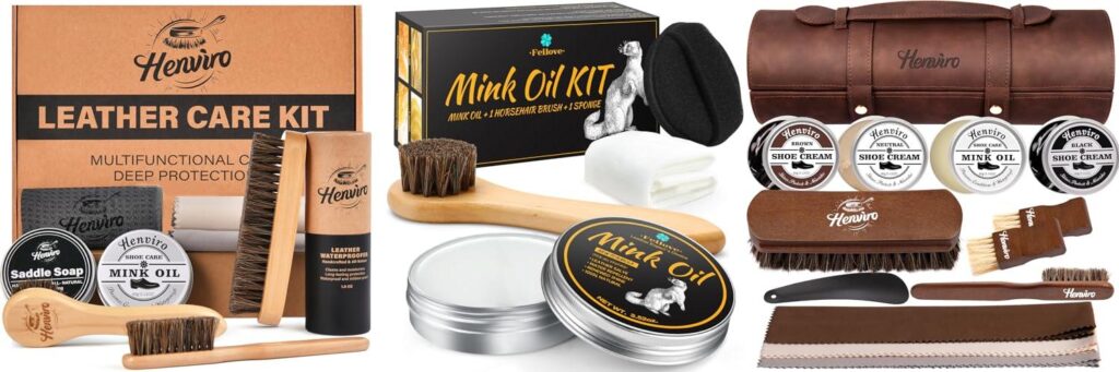Leather Boot Care Kit combined image