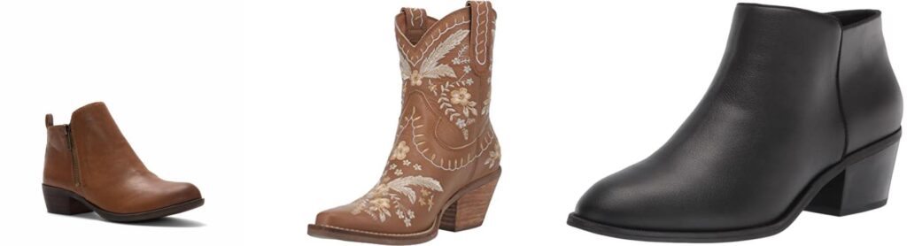 Leather Booties combined image